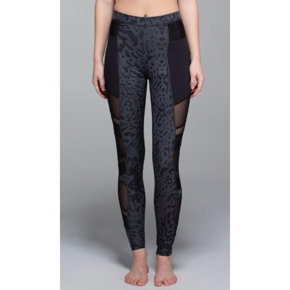 LULULEMON Just Breathe Animal Print Leggings - Picture 1 of 7